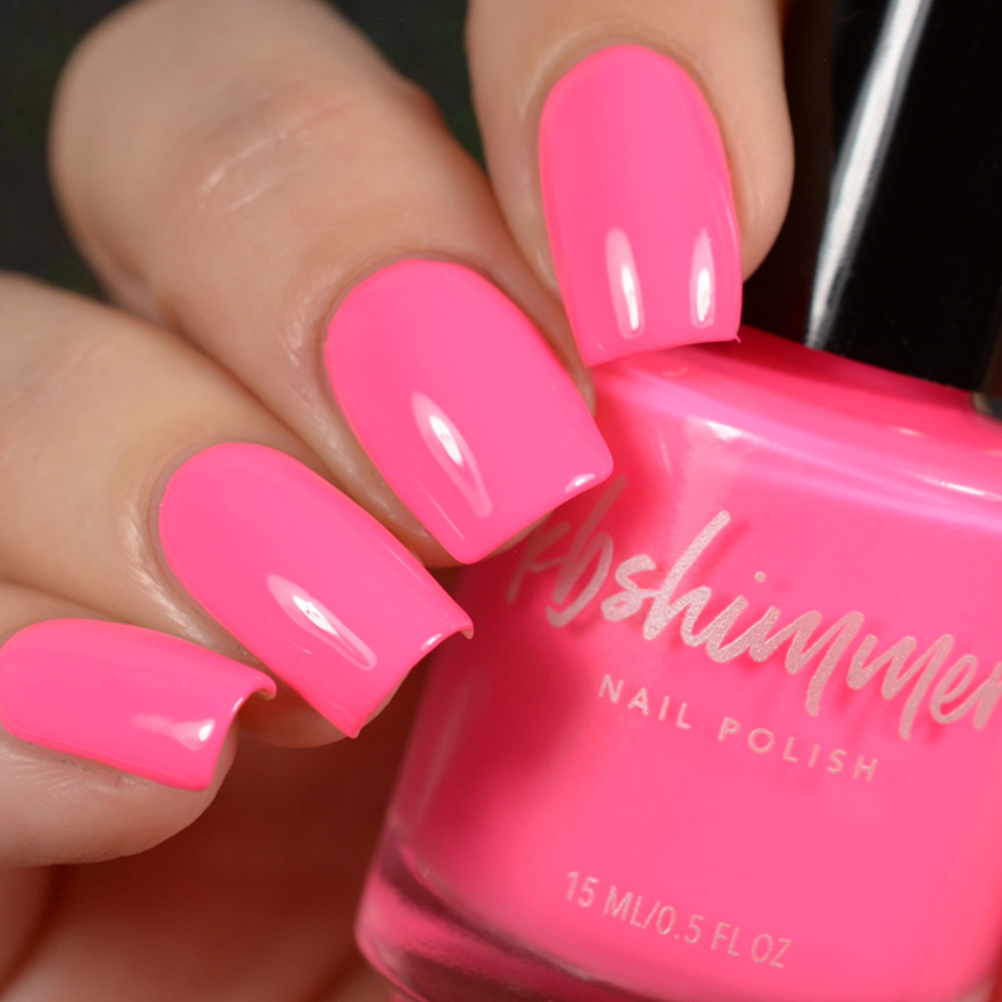 KBShimmer How Low Can You Flamingo Pink Cream Polish