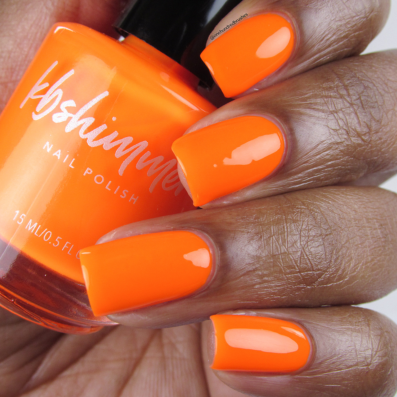 Orange Shimmer Nail Polish click to expand