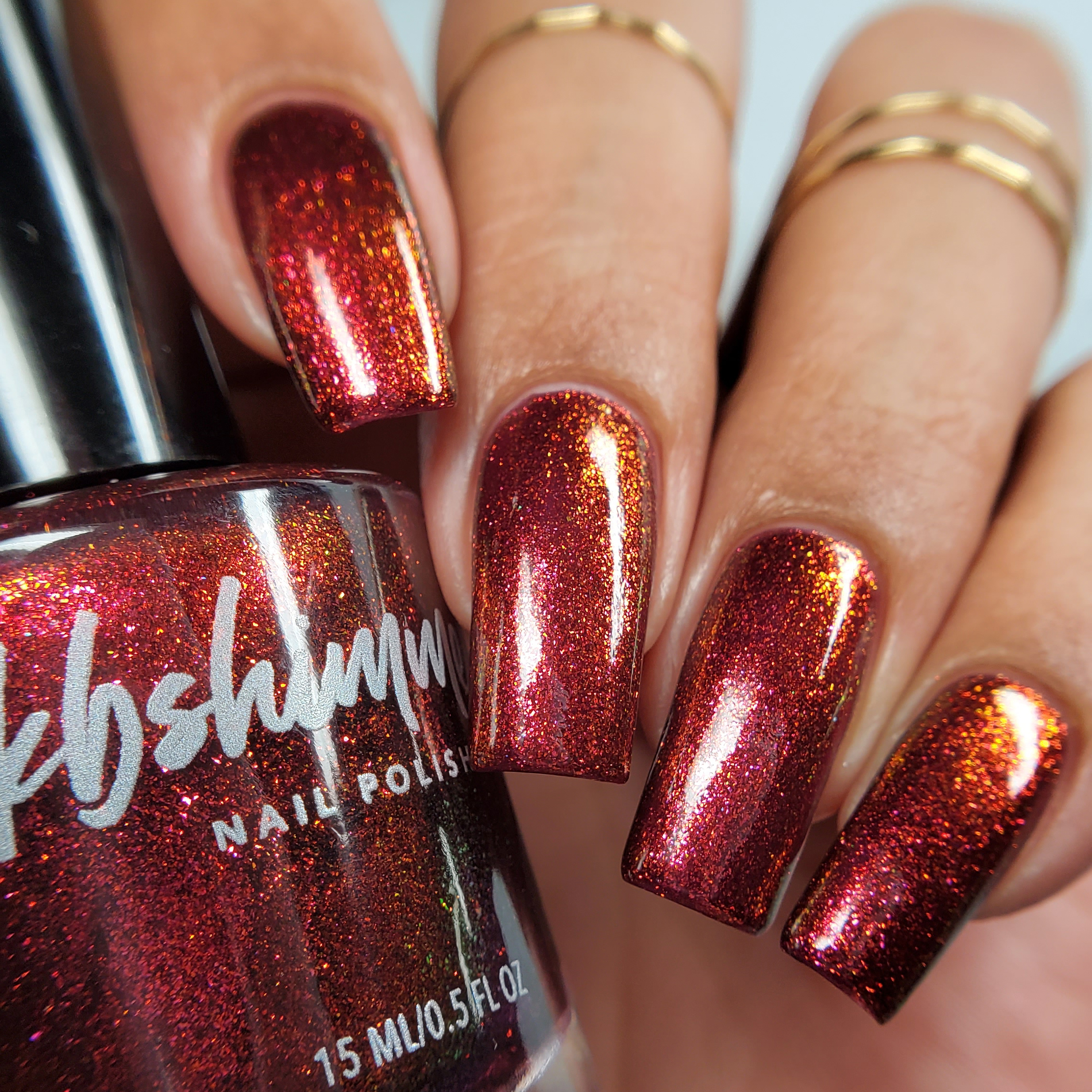 Red Gold Glitter Ombre Nails Custom Press on Nails Fake Nails Faux Nails  Stiletto, Coffin, Round, Almond & Square Holiday NYE - Etsy Israel