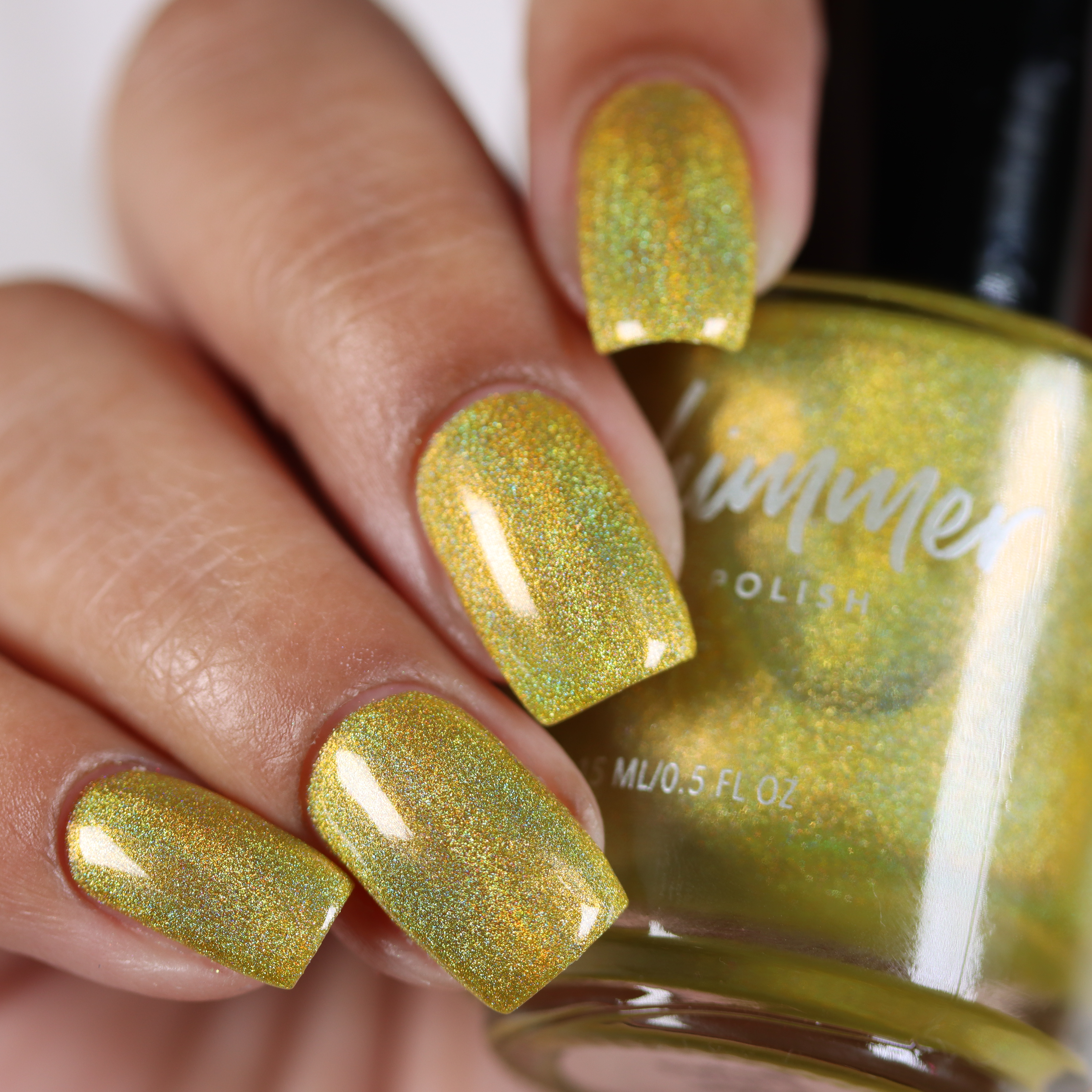 Daffodil With It Holographic Nail Polish by KBShimmer