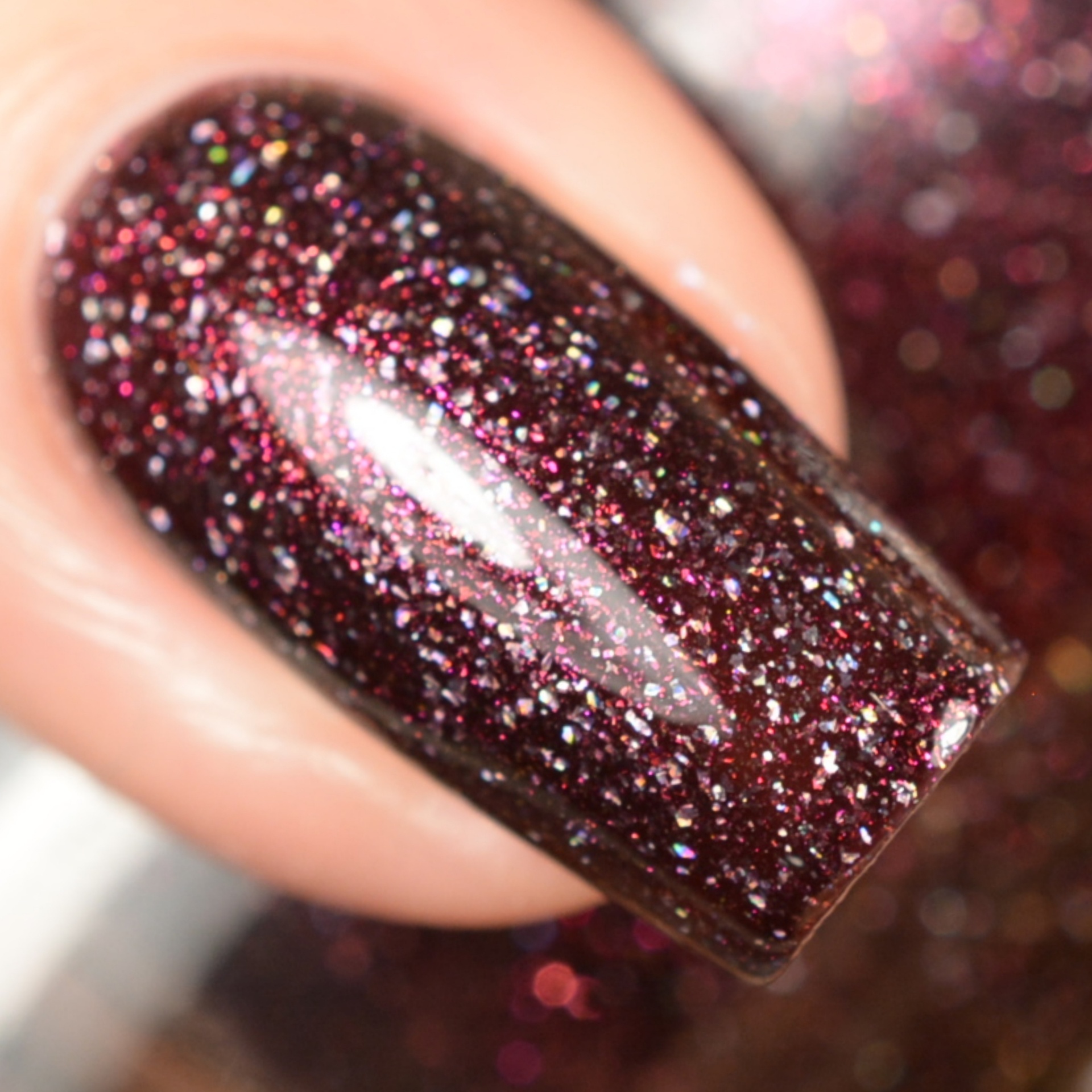 carry on - dark burgundy nail polish & nail color - essie