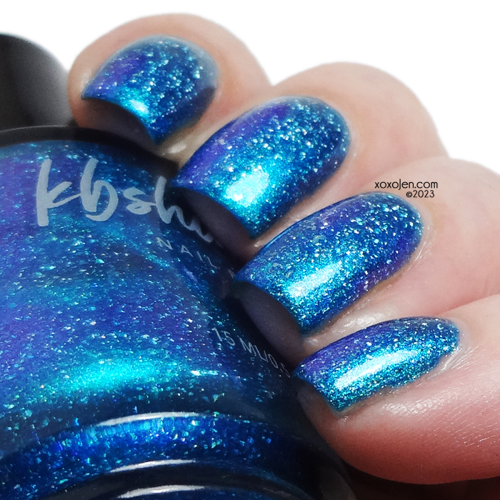 Ocean Eyes - Neon Teal Blue Creme Nail Polish by BLUSH Lacquers  blushlacquers.com