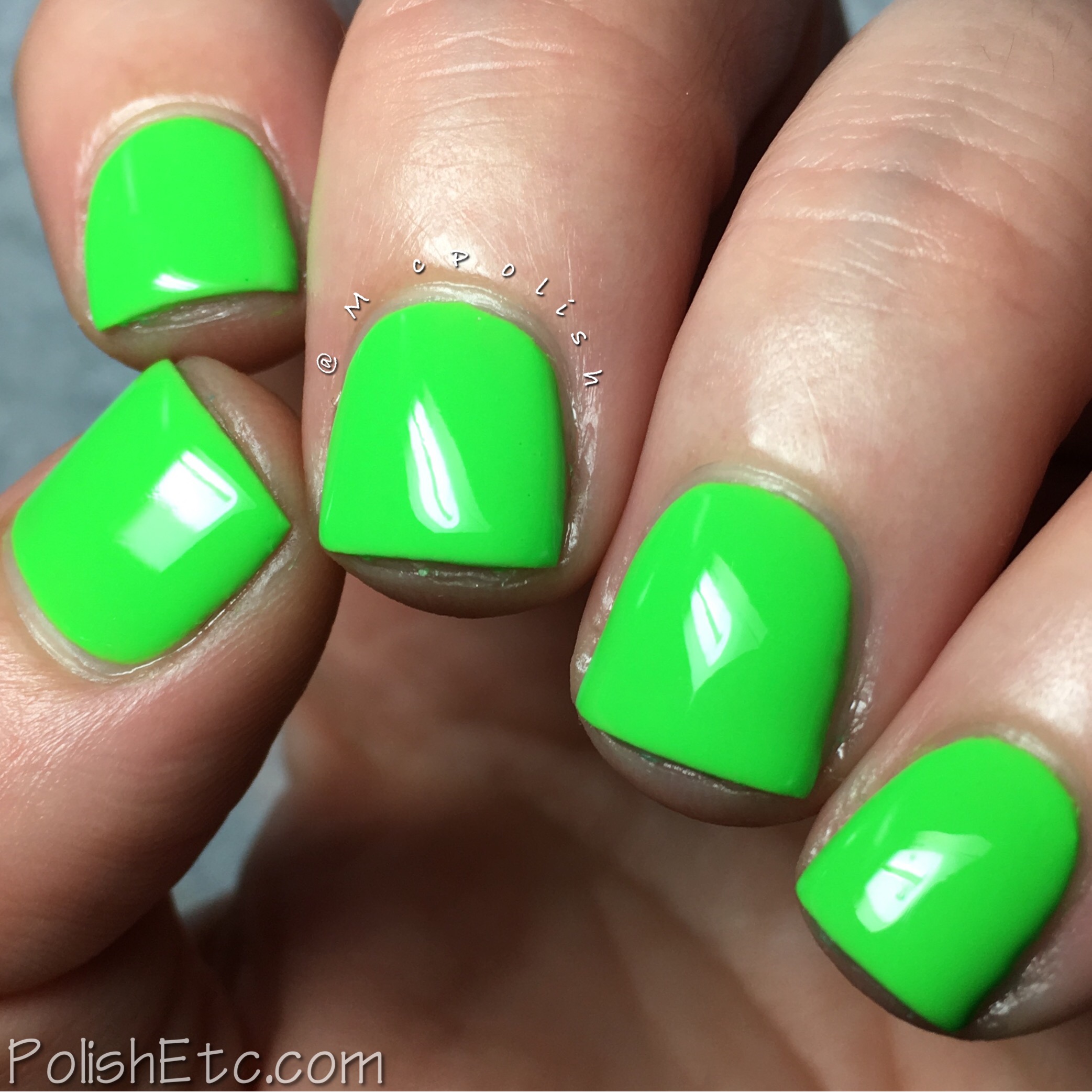 Neon nail art that is perfect for the festive season
