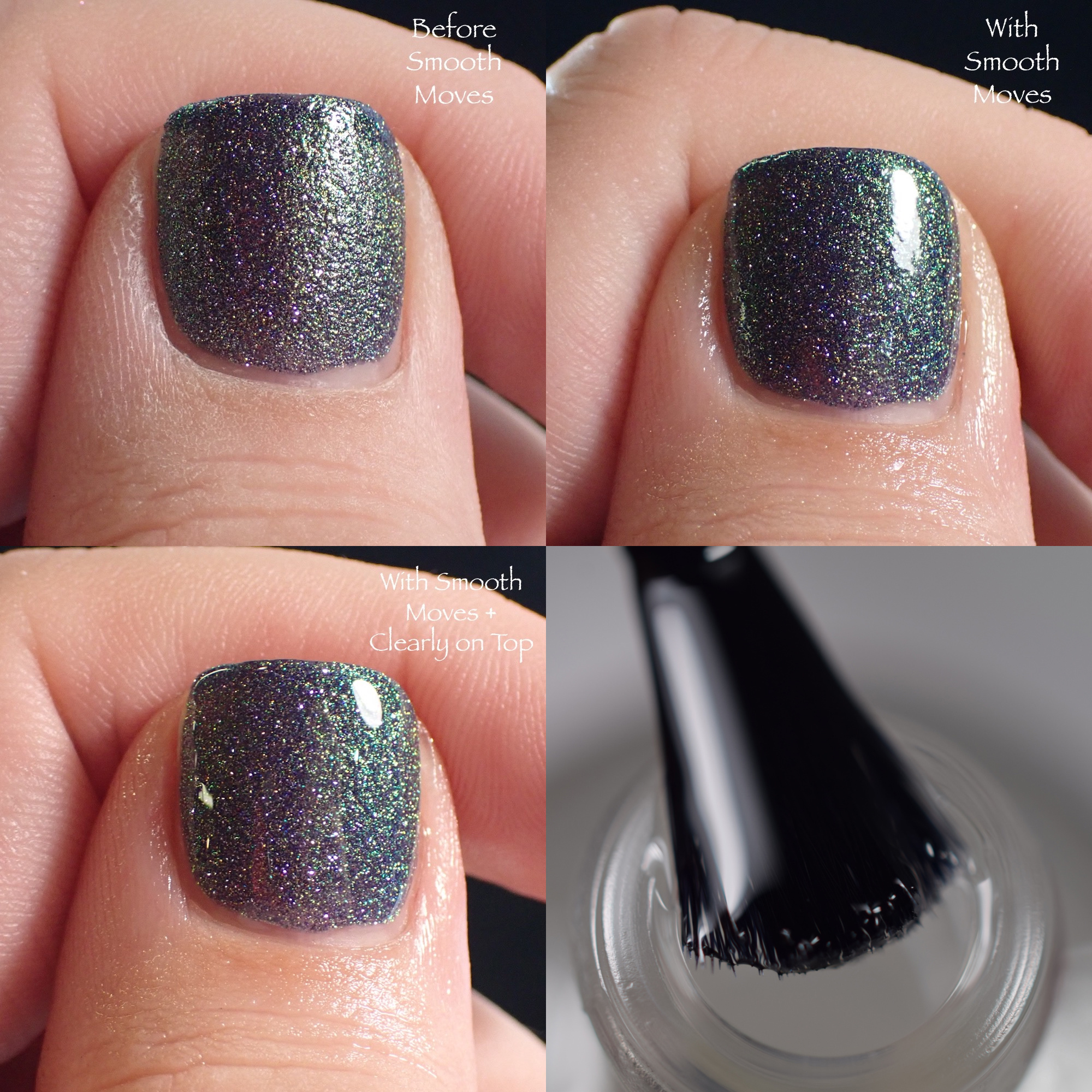 Smooth Moves Glitter Smoothing Topcoat by KBShimmer