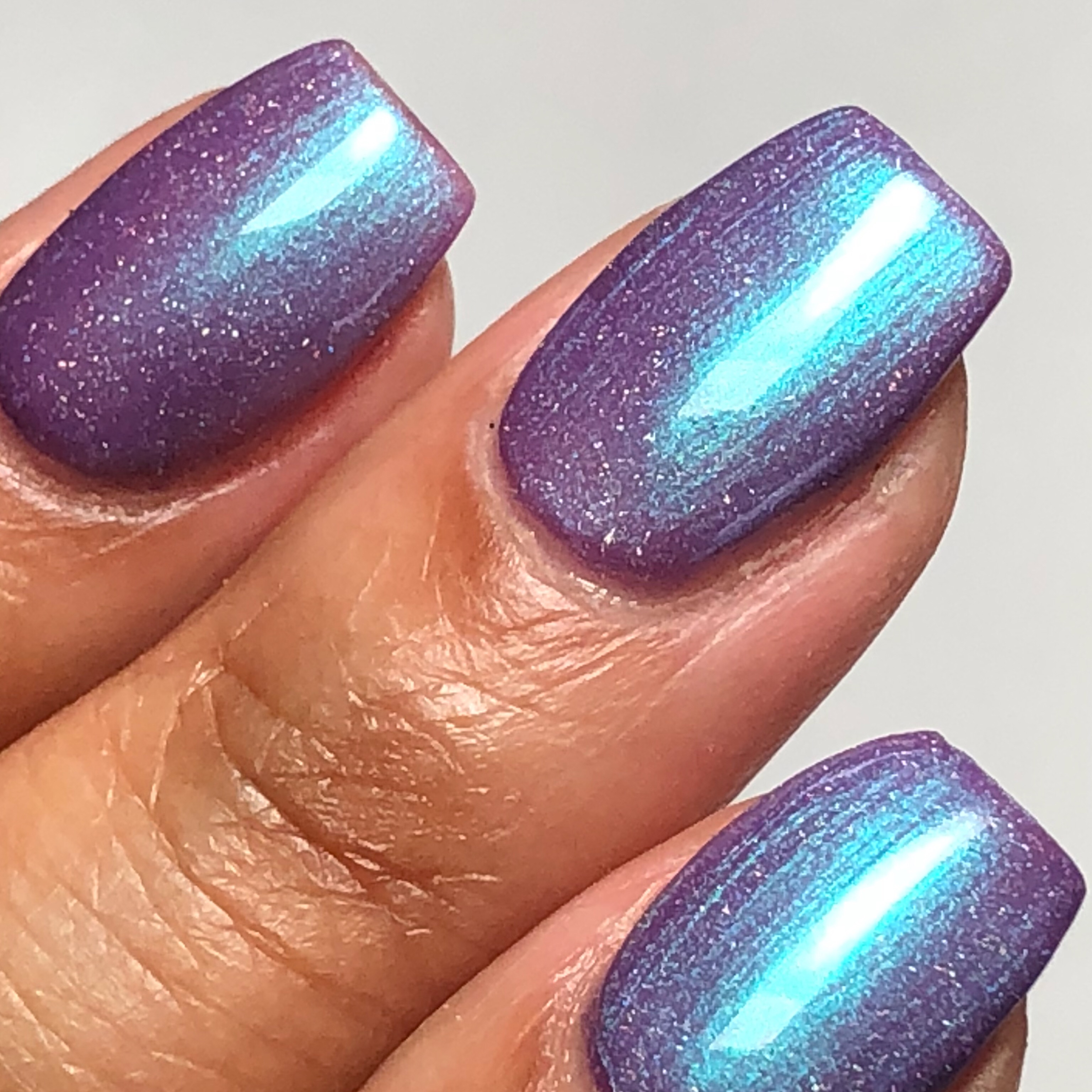 BIAB Nails, Purple Highlighter And Peptide Moisturizer Drive