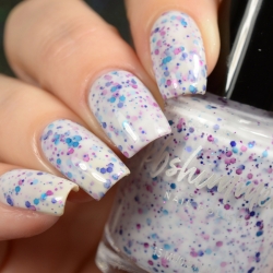 KBShimmer Spring Theory White Crelly Glitter Nail Polish