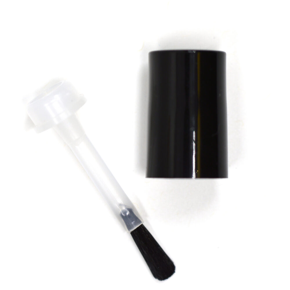 Replacement Nail Polish Brushes - 100 pk Fan/Paddle and CAP