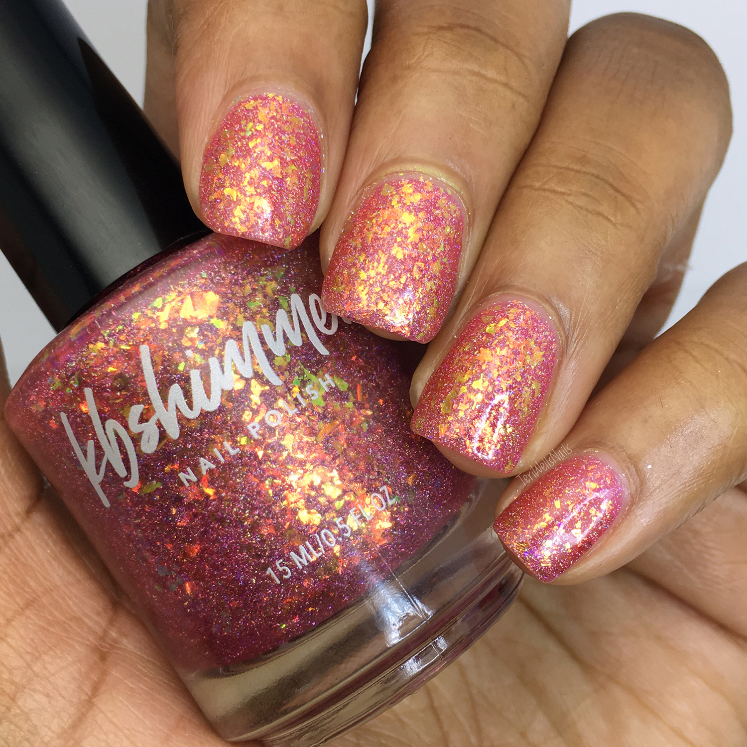 Anything Is Popsicle Flakie Nail Polish