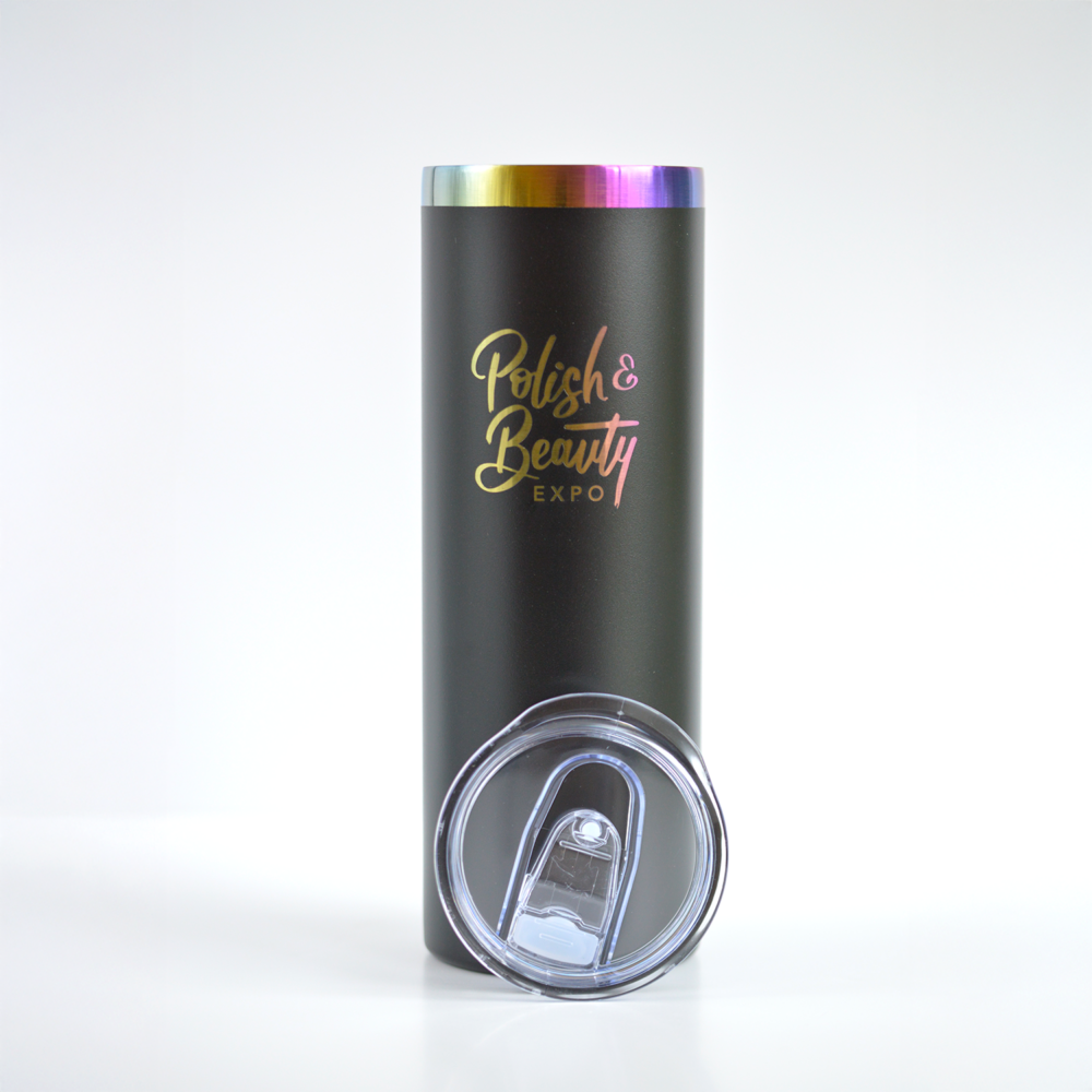 Black 20 Oz Rainbow Tumbler