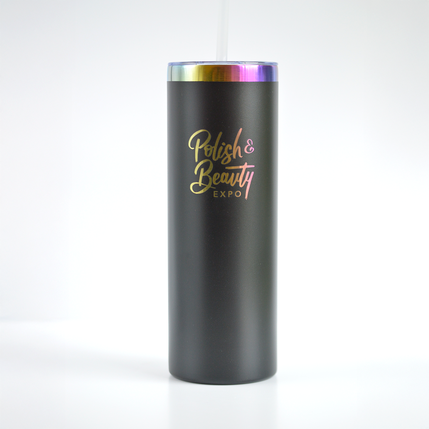 Black 20 Oz Rainbow Tumbler - Image 4