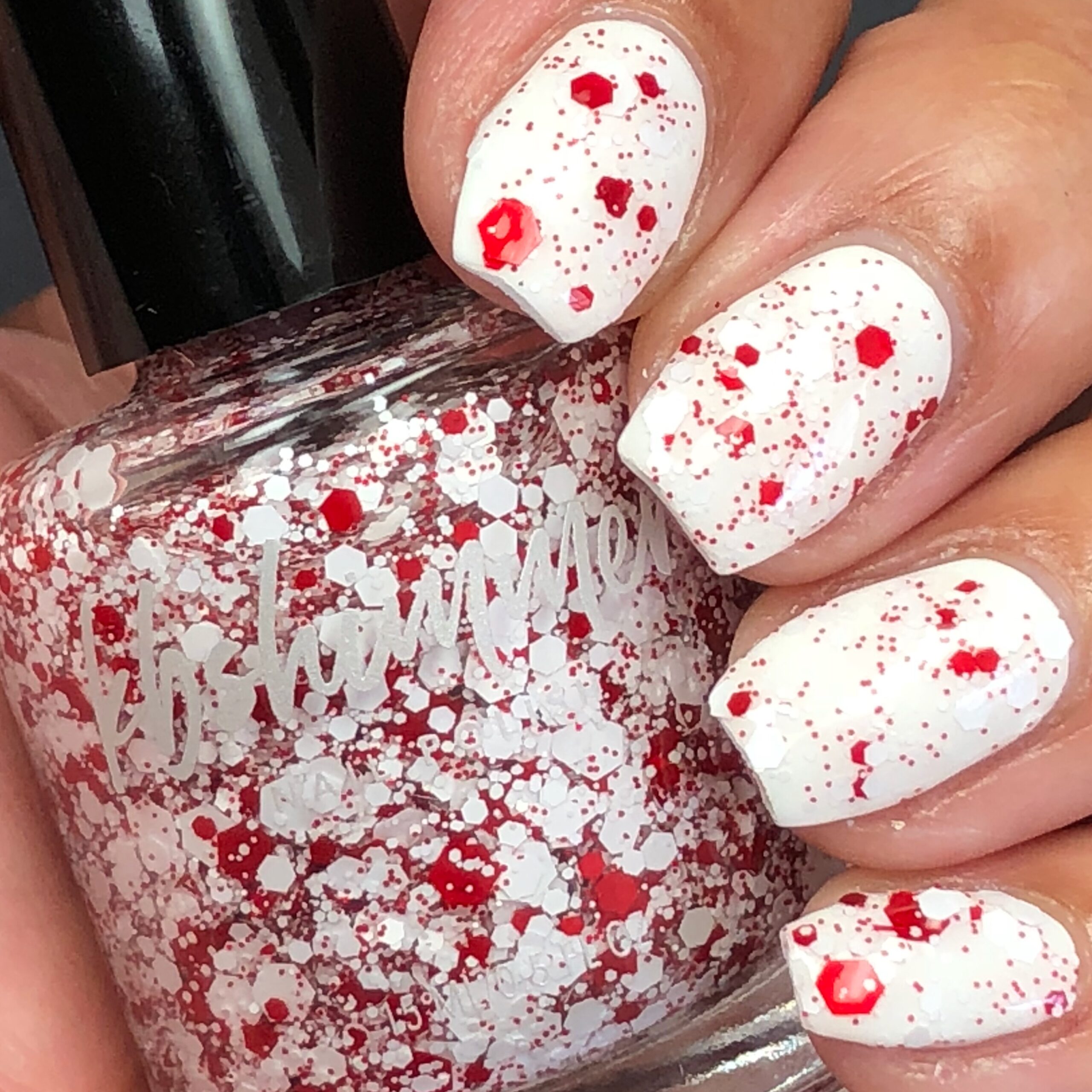Candy Cane Crush Glitter Polish Topper - Image 2