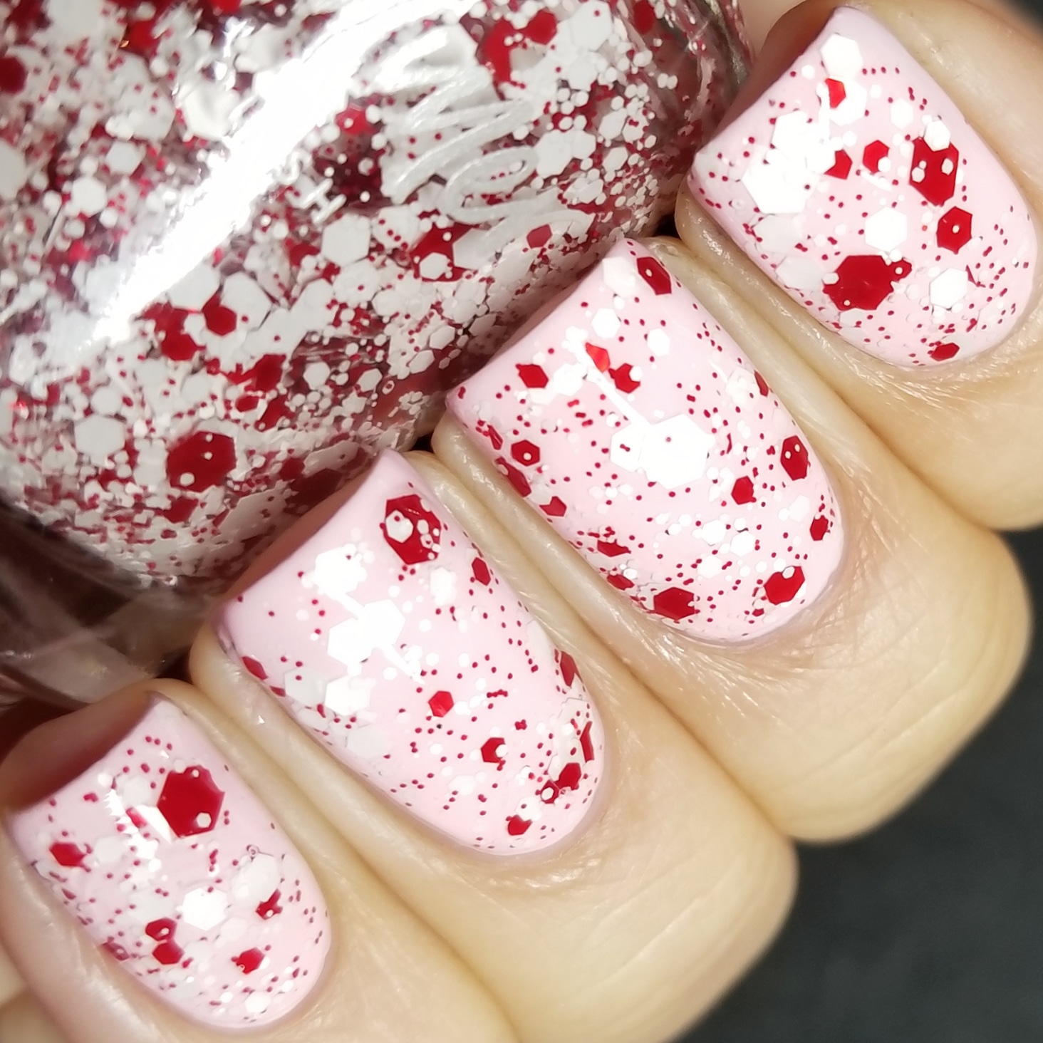 Candy Cane Crush Glitter Polish Topper - Image 3