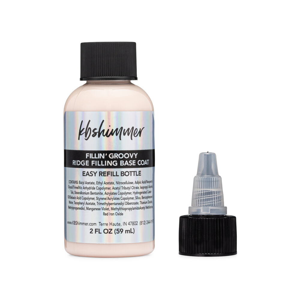 Fillin' Groovy Ridge Filling Nail Polish Base Coat 2 OZ Refill
