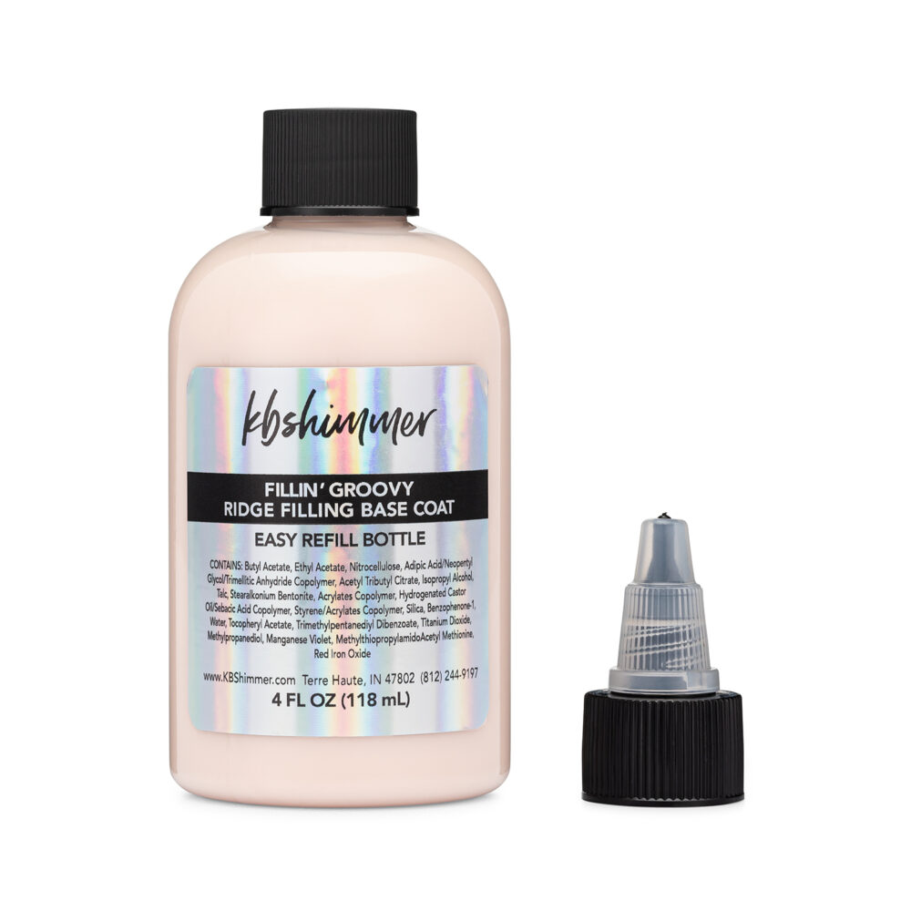 Fillin' Groovy Ridge Filling Nail Polish Base Coat 4 OZ Refill