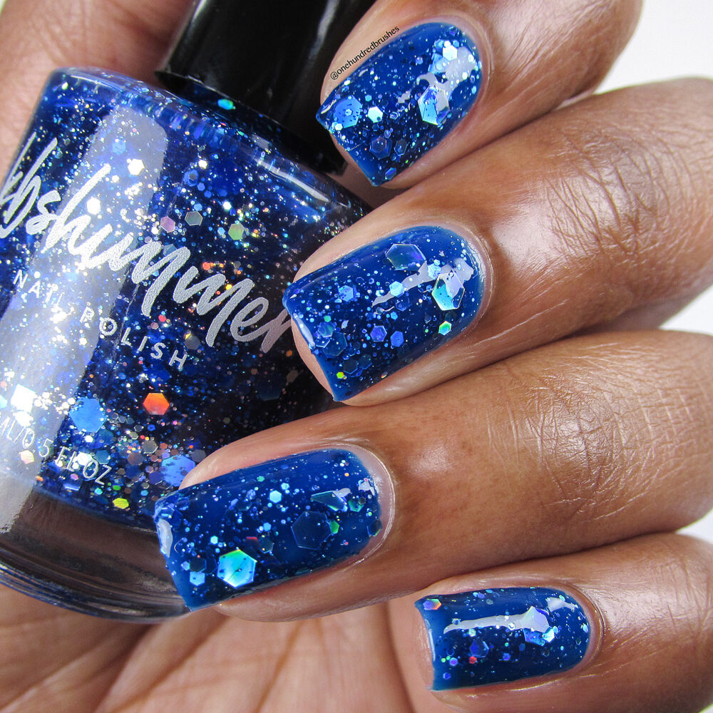 I Got A Crush On Blue Nail Polish
