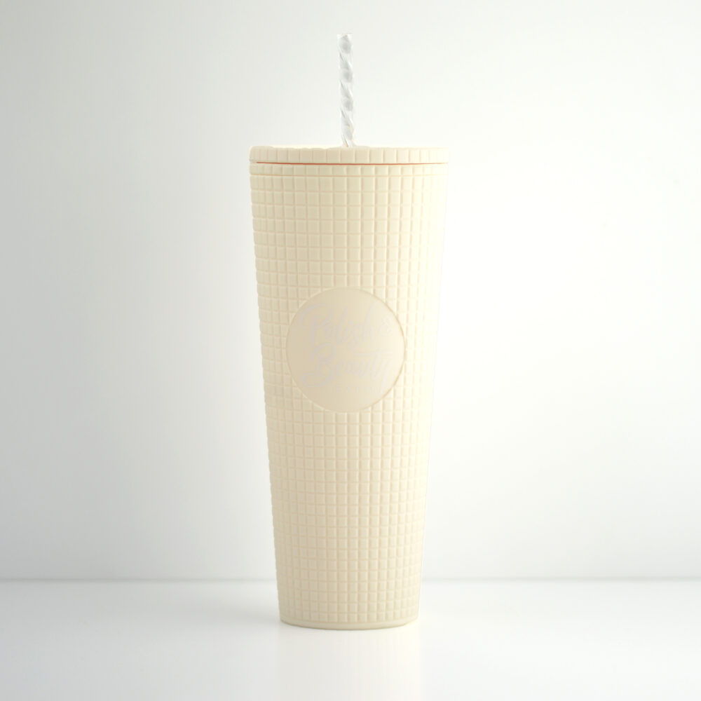 Matte White 24 Oz Tumbler