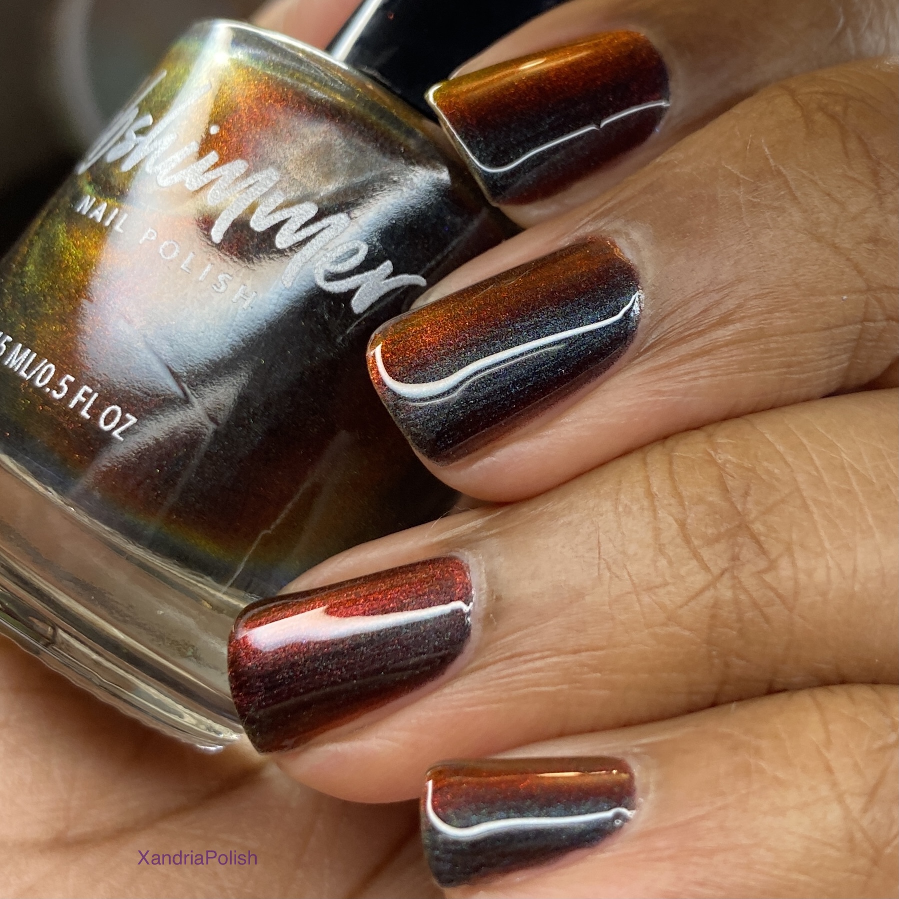 Obsidian Multichrome Nail Polish - Image 10