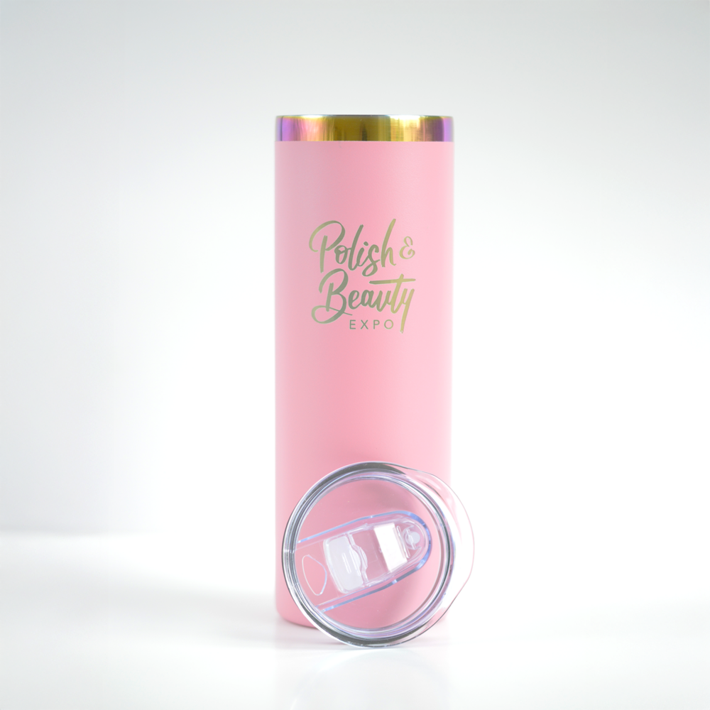 Pink 20 Oz Rainbow Tumbler