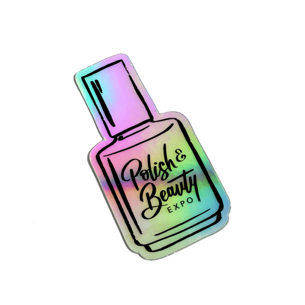 Polish & Beauty Expo Holographic Sticker