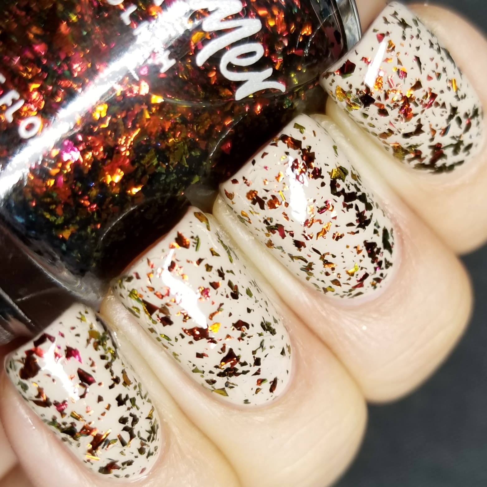 Take It Or Leaf It Multichrome Flake Nail Polish Topper - Image 3