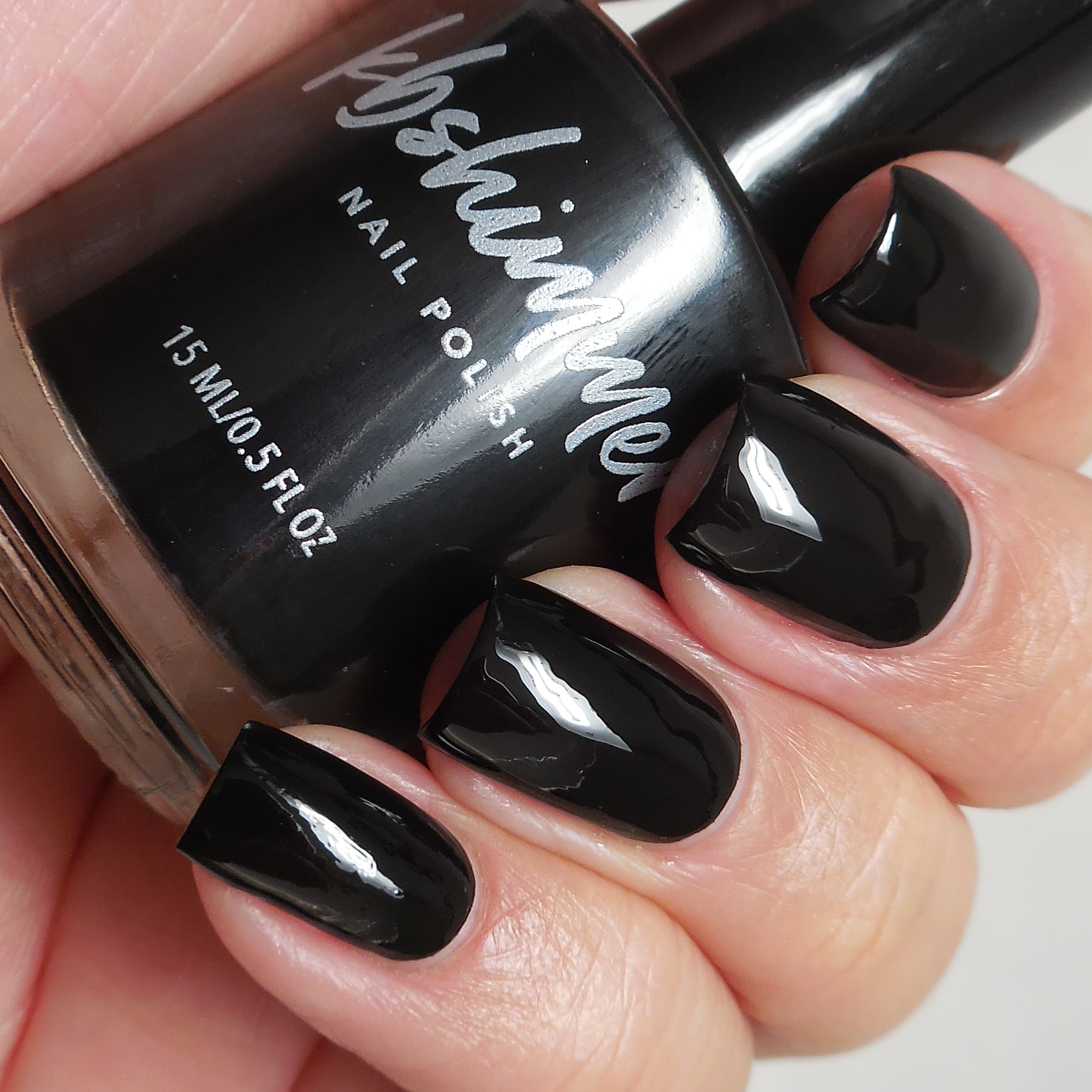 Total Eclipse One Coat Black Nail Polish - Image 2