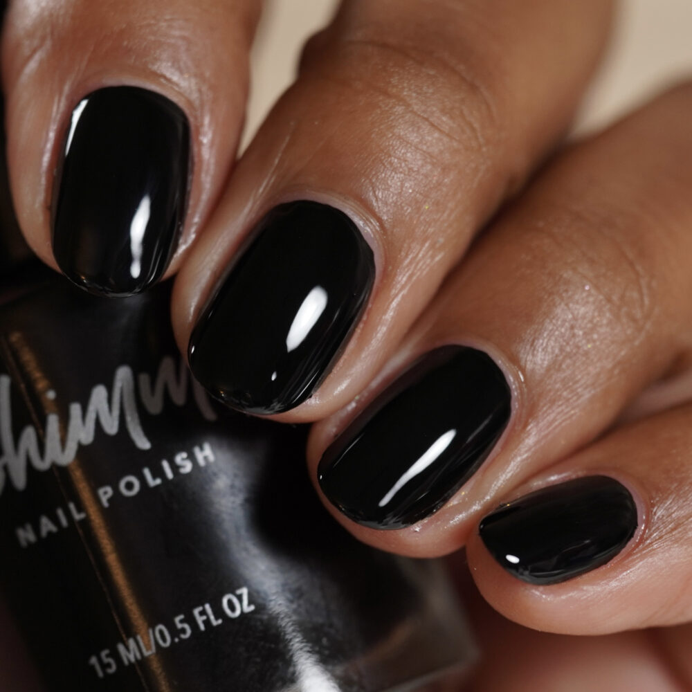 Total Eclipse One Coat Black Nail Polish