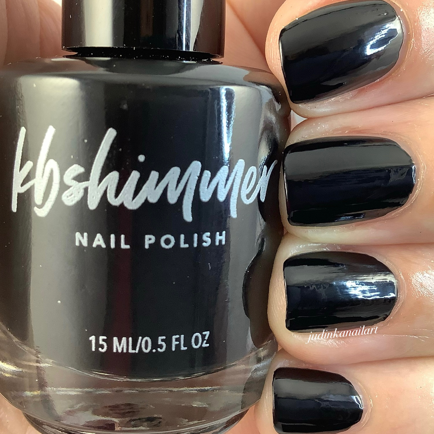 Total Eclipse One Coat Black Nail Polish - Image 7