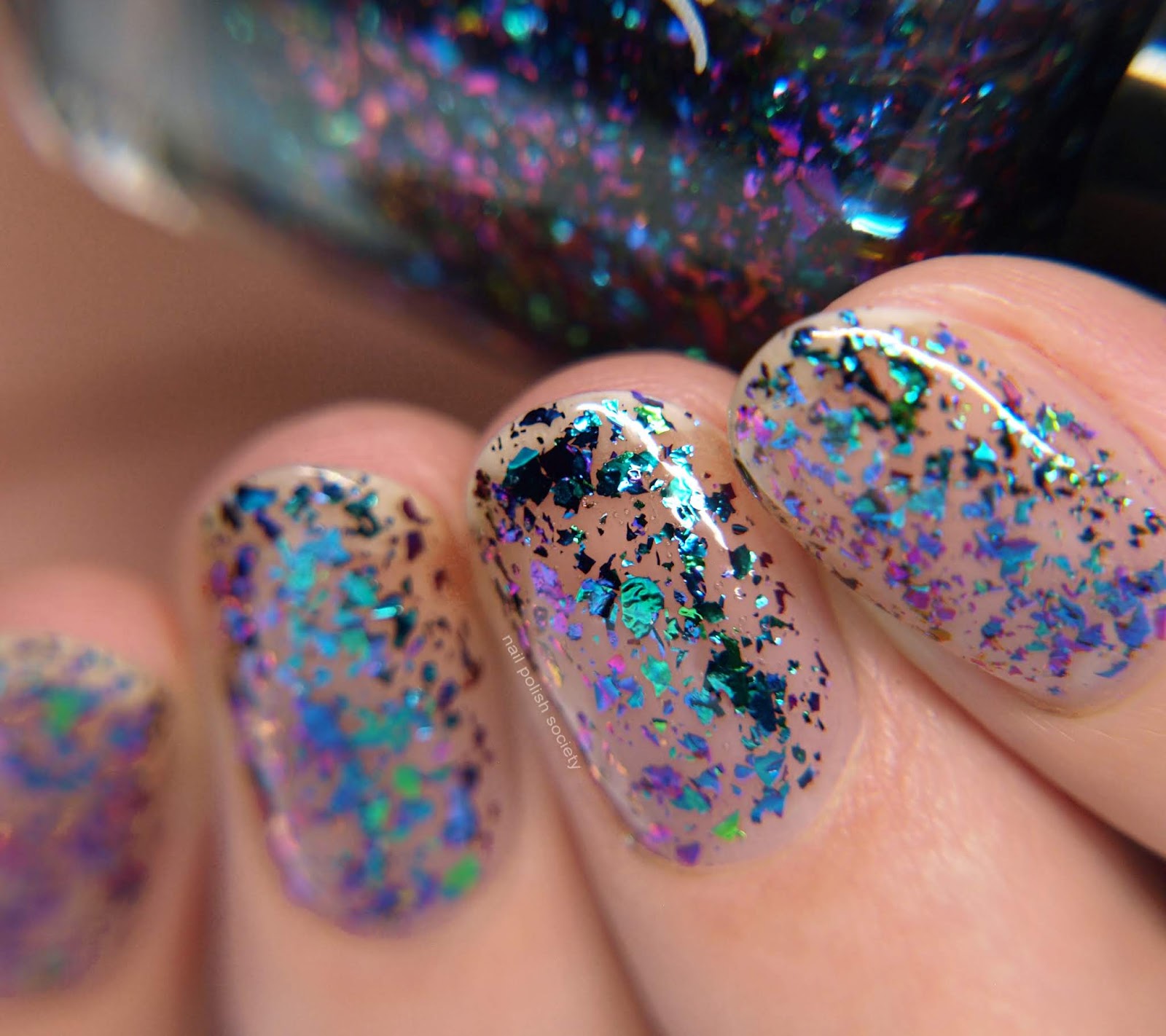 Yes Weekend! Multichrome Flake Nail Polish Topper - Image 2