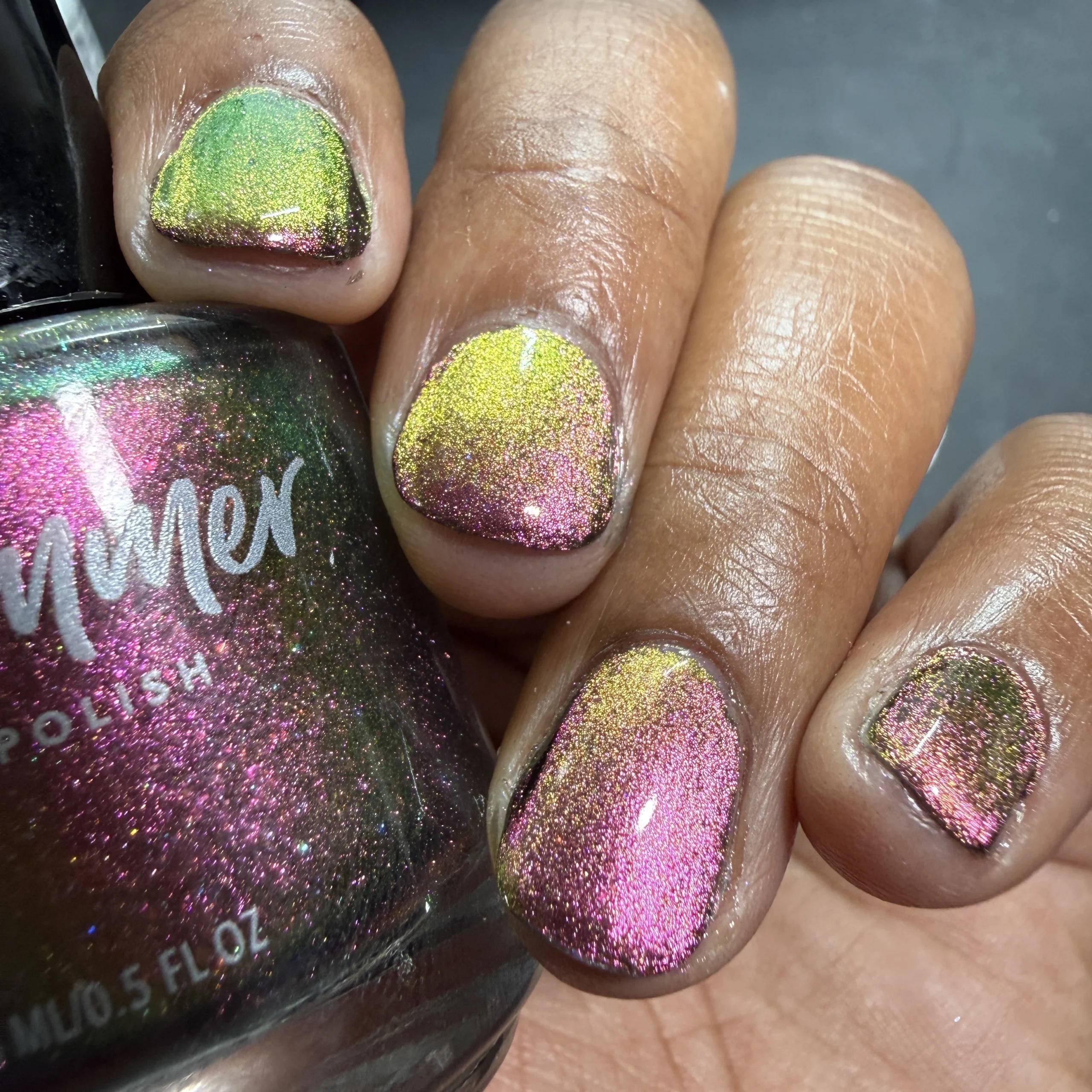 Crater To Me Multichrome Magnetic Nail Polish - Image 8