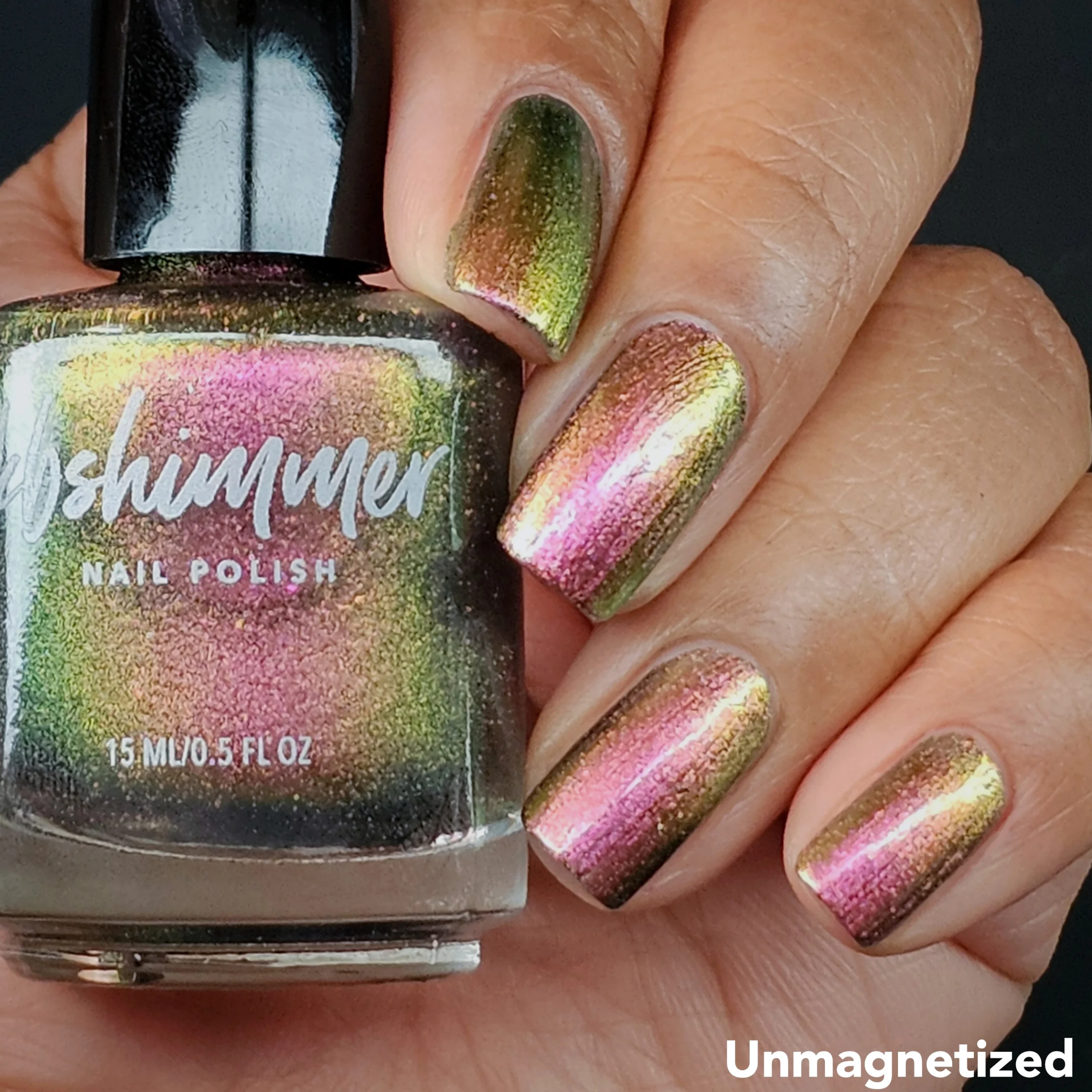 Crater To Me Multichrome Magnetic Nail Polish - Image 9
