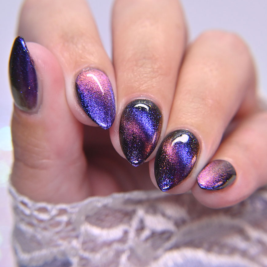 Nebula-ous Plans Multichrome Magnetic Nail Polish - Image 8