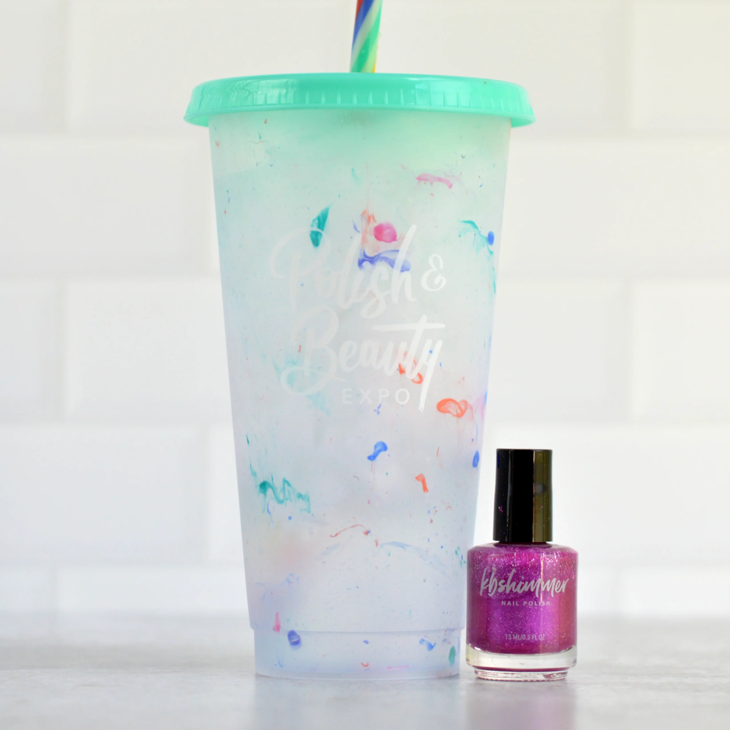 2026 Exclusive Meet & Greet Polish with 24 Oz Color Change Cup - Swirl