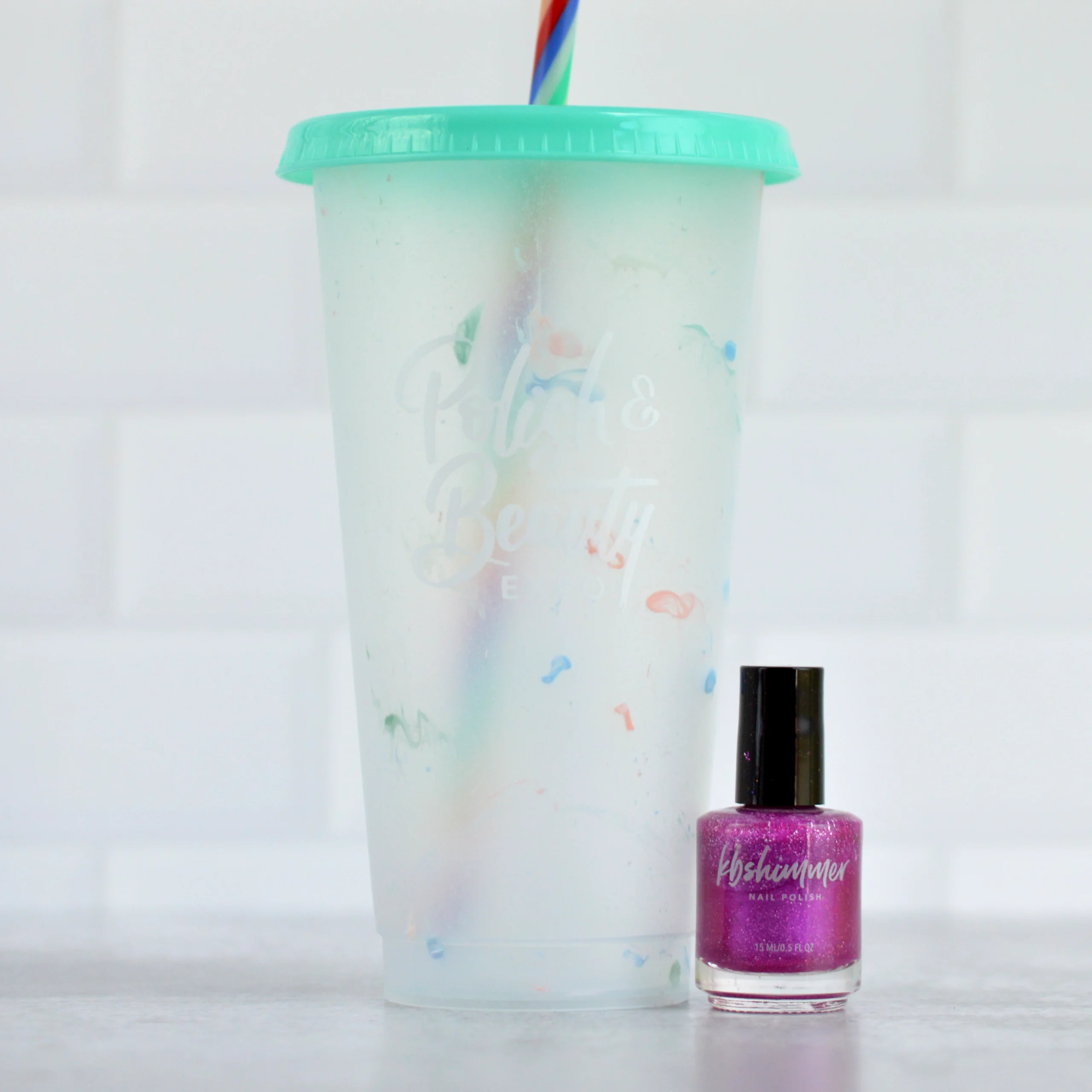 2026 Exclusive Meet & Greet Polish with 24 Oz Color Change Cup - Swirl - Image 2