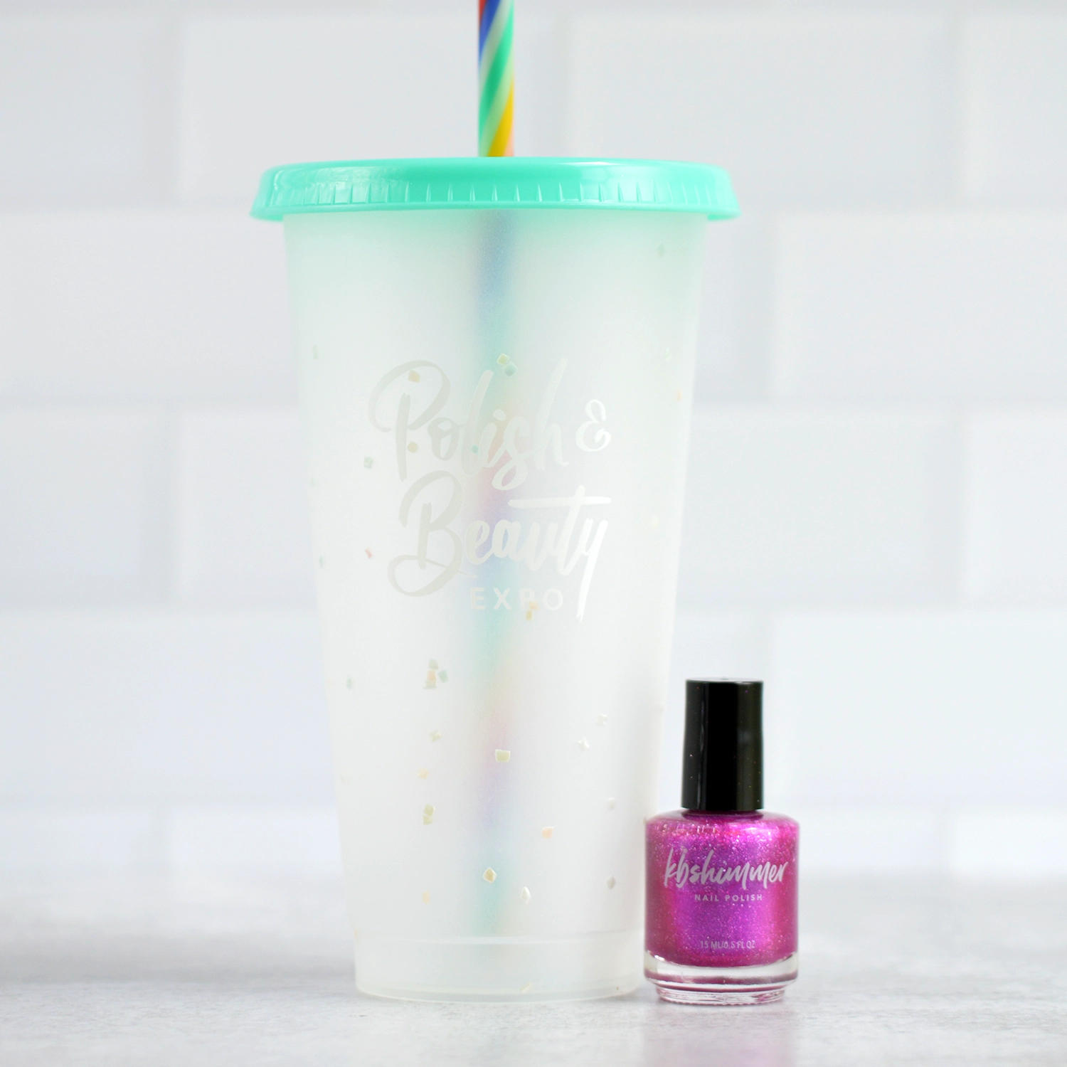 2026 Exclusive Meet & Greet Polish with 24 Oz Color Change Cup - Dots - Image 2
