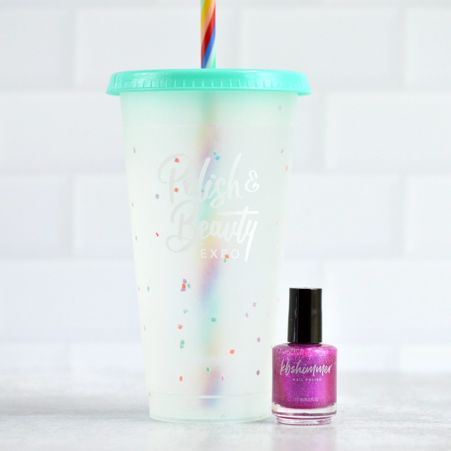 2026 Exclusive Meet & Greet Polish with 24 Oz Color Change Cup - Dots