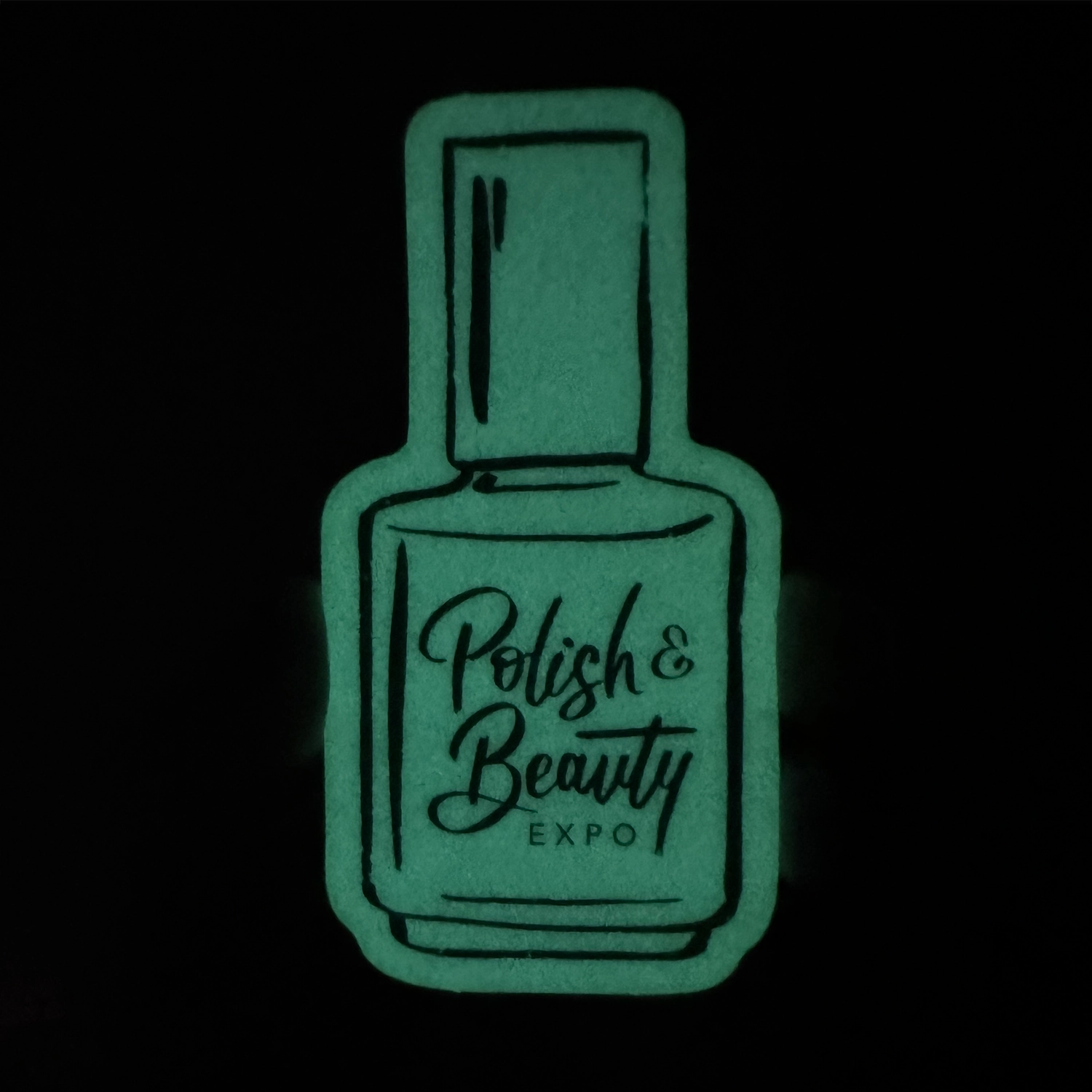 Polish & Beauty Expo Glow-In-The-Dark Sticker